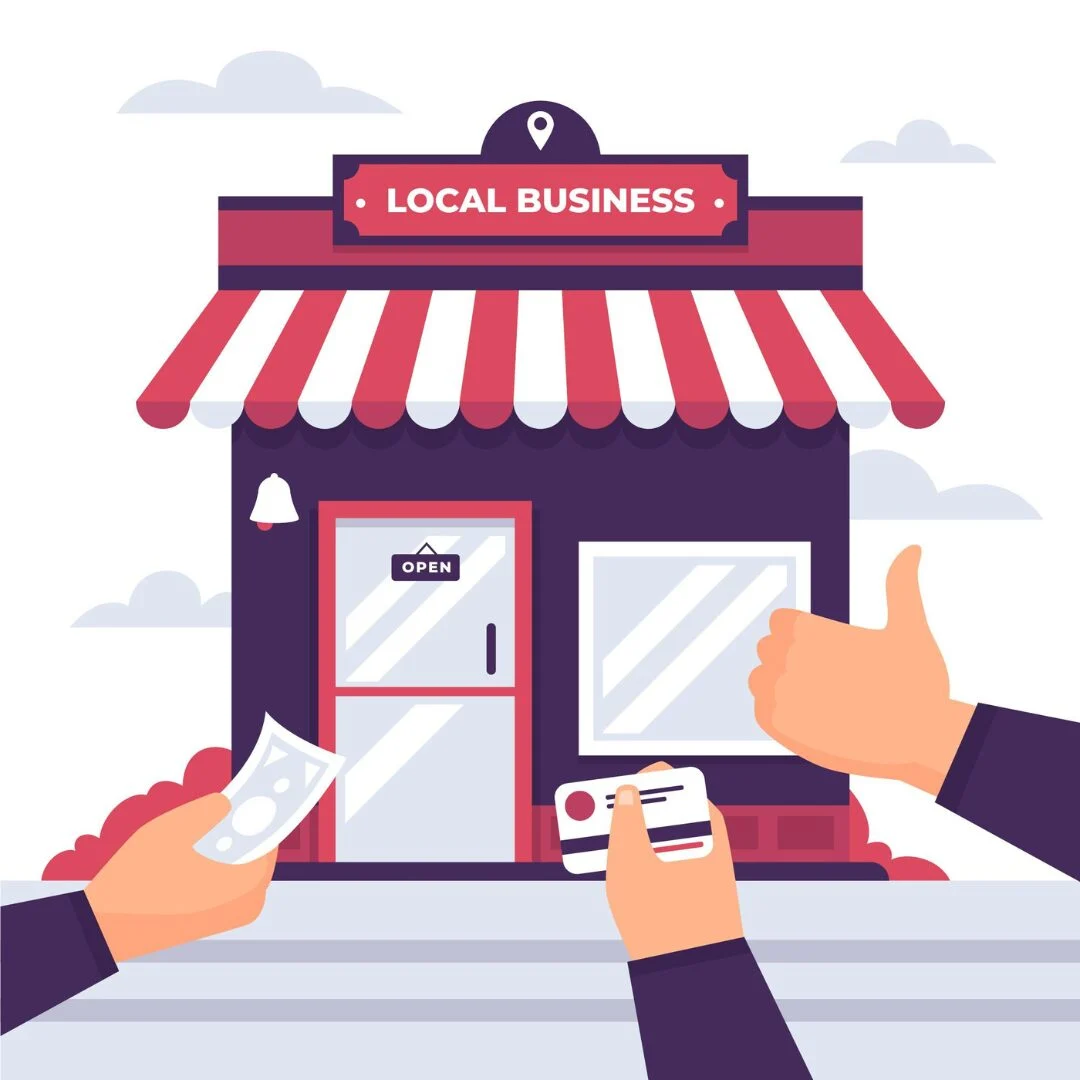 local business homepage design